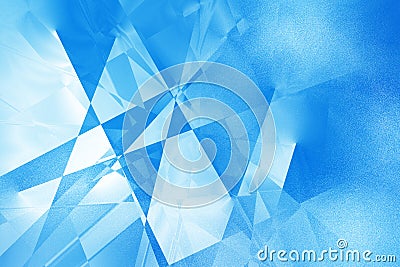 Blue geometric background Stock Photo