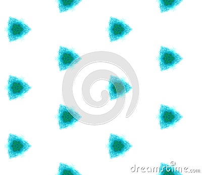 Blue Geometric Watercolor. Seamless Pattern.Surface Ornament. Stock Photo