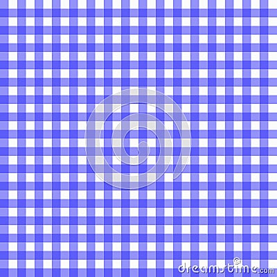 Blue gingham Stock Photo