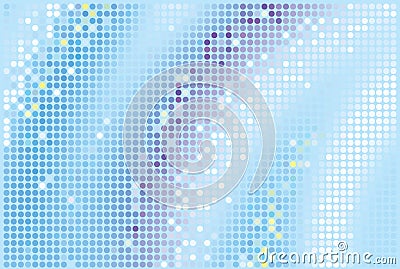 Blue glamour background Vector Illustration