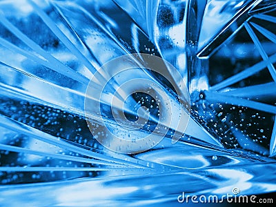 Blue glass background 1 Stock Photo