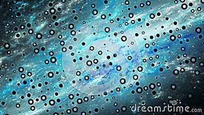 Blue glowing cloud engineering concept Stock Photo