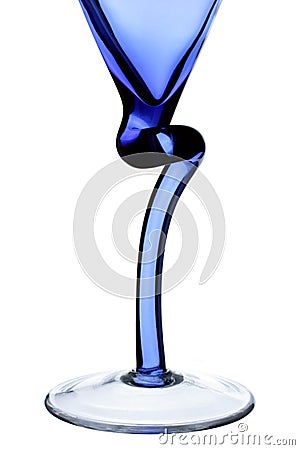 Blue goblet Stock Photo