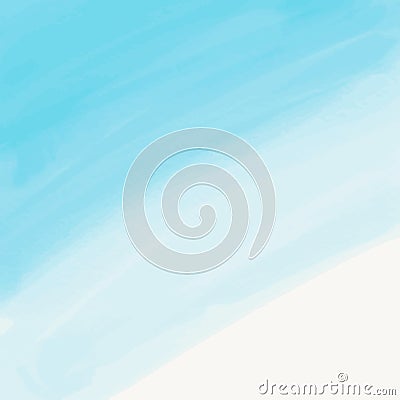 Blue gradient corner background. imitation watercolor texture, digital vector. banner, wallpaper. abstraction, cold, winter, Stock Photo