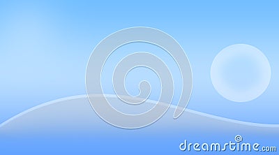 blue gradient smooth abstract background Stock Photo