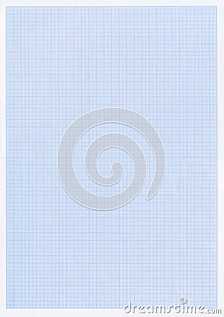 Blue graph or grid paper Stock Photo