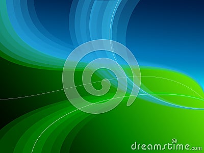 Blue green abstract background Stock Photo