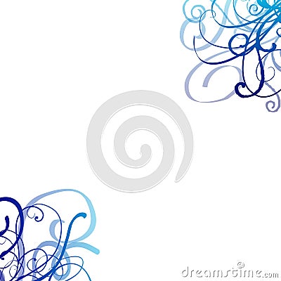 Blue grey swirls background Vector Illustration