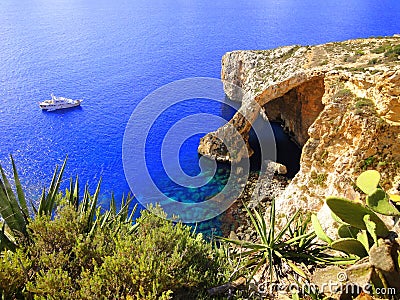 Blue Grotto, Malta Stock Photo