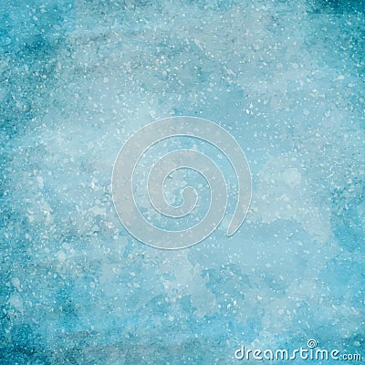 Blue grunge paper texture with little drops of white paint. Vector background. Vector Illustration