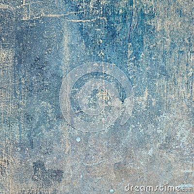 Blue Grunge Texture Square Stock Photo