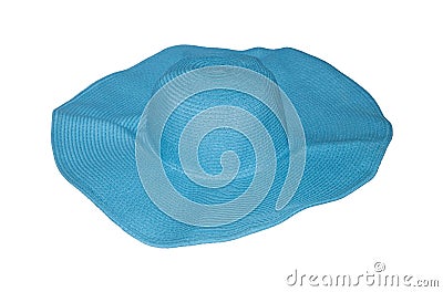 Blue hat isolated on white Stock Photo