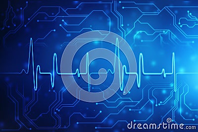 Medical and Healthcare Background, Ecg background Stock Photo