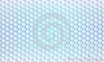 Blue Hexagon background, modern abstract, futuristic geometric vector background Vector Illustration