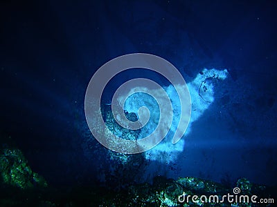 Blue Hole Stock Photo