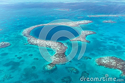 Blue Hole, Belize Stock Photo