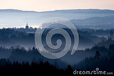 The blue hour, Stock Photo