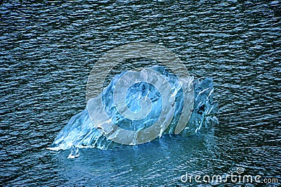 Blue Ice Berg Stock Photo