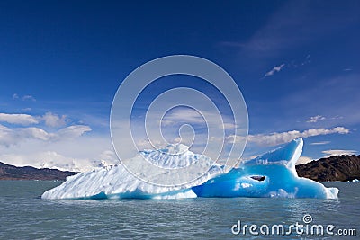 Blue iceberg Stock Photo