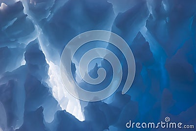 Blue Iceberg Stock Photo