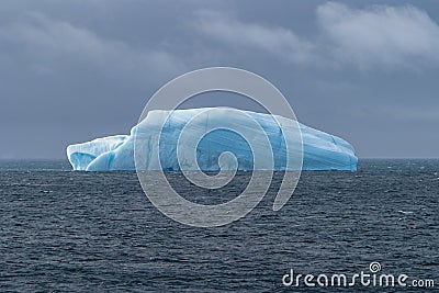 Blue Iceberg Stock Photo