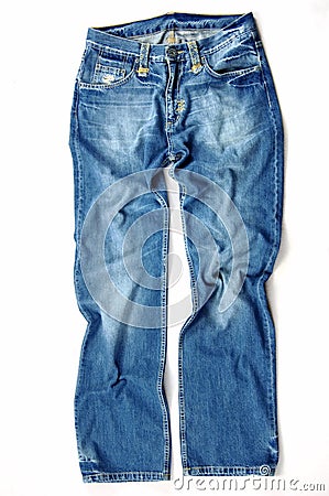 Blue jean Stock Photo