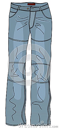 Blue jeans Vector Illustration