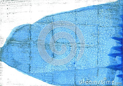 Blue Jeans abstract watercolor background Stock Photo