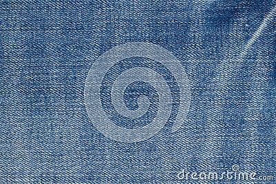 Blue jeans denim material background Stock Photo