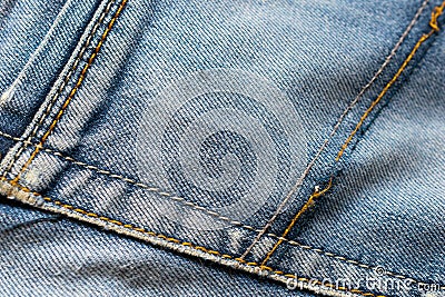 Blue jeans texture or background materia Stock Photo