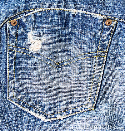 Blue jeans Stock Photo