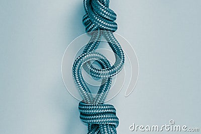 Blue knot Stock Photo