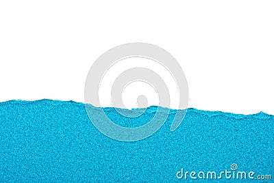 Blue lacerated paper for your illustrations Cartoon Illustration