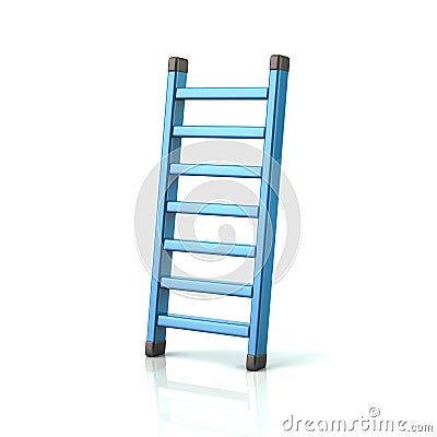 Blue ladder icon Cartoon Illustration