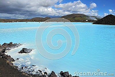 Blue lagoon Stock Photo