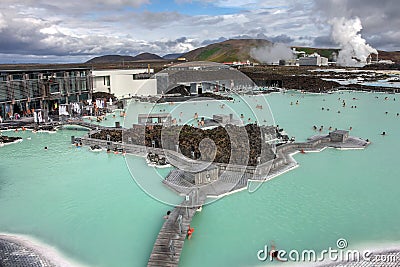 Blue Lagoon Spa, Iceland Stock Photo