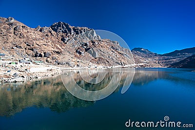 Blue Lake in Sikkim Stock Photo