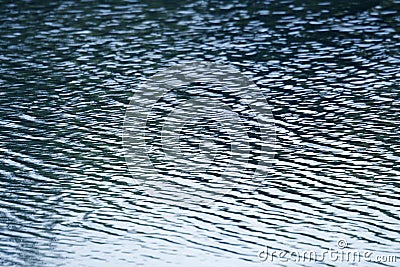 Blue lake water Stock Photo