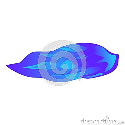 Blue laser beam icon cartoon vector. Spark guide Vector Illustration