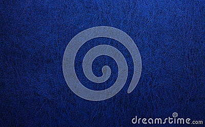 Blue leather texture background Stock Photo