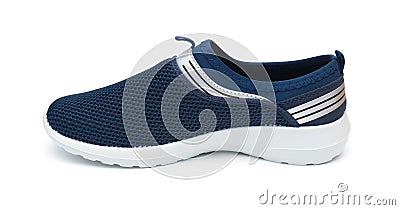Blue leisure shoe for man Stock Photo