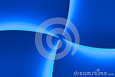 Blue Light Wave Background Stock Photo