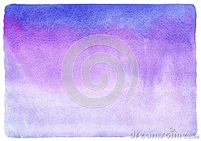 Blue, lilac and lavender pink watercolour gradient fill Stock Photo