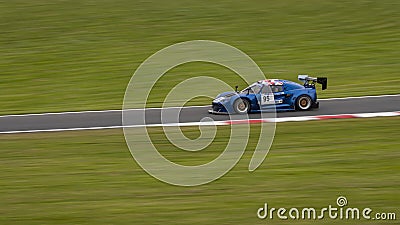 Blue Lotus Racing Car Editorial Stock Photo