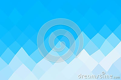 Blue low polygonal background vector Vector Illustration