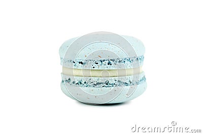 Blue macaron Stock Photo