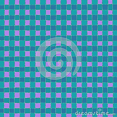 Blue marina check square pattern background Stock Photo