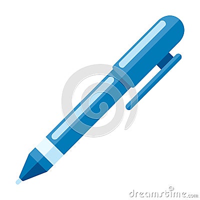 Blue mechanical pencil Vector Illustration