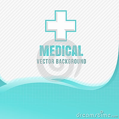 Blue medical design Vector Illustration