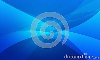 blue modern lines waves curves abstract background Stock Photo